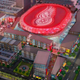 Illustration for article titled Taxpayer-Funded Detroit Arena Now Sports Massive, Hideous Corporate Ad